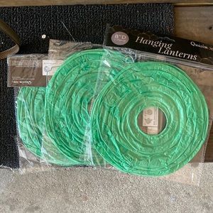 3 paper hanging lanterns
